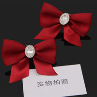 Accessoires de luxe personnalisés en tissu pour chaussures, avec nœuds et strass, pour mariage, fête, décoration de mode, boucles et ornements