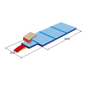 Ensemble <span class=keywords><strong>de</strong></span> tapis d'atterrissage pour barres asymétriques et inégales, conformes aux normes FIG, produit <span class=keywords><strong>de</strong></span> sport et <span class=keywords><strong>de</strong></span> divertissement - Product Image 6