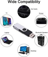 Flashdisk USB 2.0 Putar Cepat 8GB 16GB 32GB Logo Kustom Murah Warna-warni untuk Promosi Perusahaan Hadiah Pernikahan