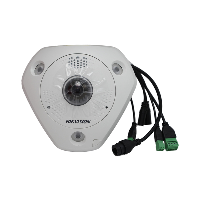 HlKVISION Original in Stock Hik DS-2CD63C5G1-IVS 1.29mm 12MP New English Version Network Fisheye Camera