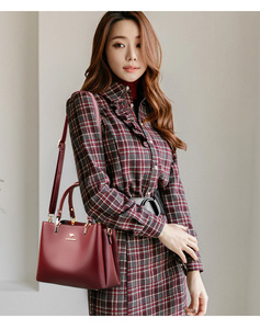 Vintage <b>Soft</b> PU <b>Leather</b> Designer Handbag for Women Quality Shoulder <b>Bags</b> Luxury Ladies Large Capacity Handbag - Product Image 2