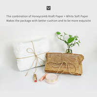 Gulungan Kertas Kraft Sarang Lebah Biodegradable untuk Kemasan Kamera & Komputer, Cocok untuk Start-up atau Toko Online Berbasis Rumah