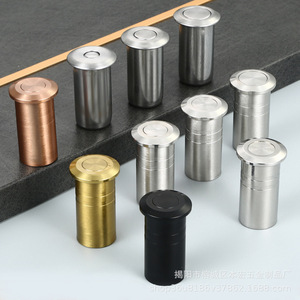 304 Stainless Steel Floor <b>Dust</b> Collector Cover <b>Brushed</b> Finish Concealed Bolt Hole Type A Pin Minimalist Design - Product Image 1
