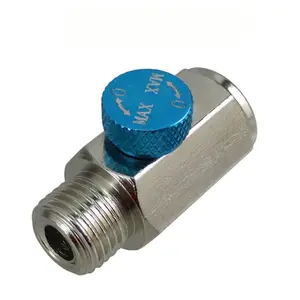 Air Flow Regulator Control Tool Valve 1/4" NPT Air Adjustment Switch For Pneumatic Tool Air Tools