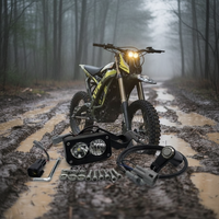 Kit de phares LED étanches universels style Baja pour moto Eride Pro, éclairage de conduite nocturne, pièces d'éclairage