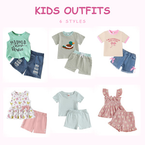 Lote Mixto Aleatorio de Conjuntos de 2 Piezas para Niños y Niñas, Verano, Suministro al por Mayor, Patrones Surtidos, Stock Disponible CN GUA 2026.4 - Product Image 5