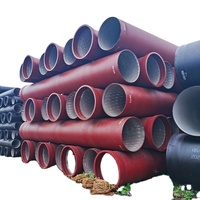 Tuyau en fonte ductile centrifugée noir de haute qualité pour système d'eau, rond, 5,7m-6m, pour pipeline - Vente en gros