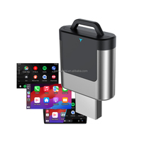 Adaptador USB Mini 2 en 1 Inalámbrico Portátil para Apple CarPlay y Android Auto, Bluetooth 5.2, Conexión Estable Universal para Pantalla Original del Automóvil