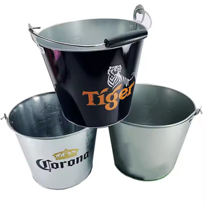 Cubitera de Metal Galvanizado con Diseño Impreso para Fiestas, para Servir Cerveza, para Champagne Ocean 5 de Francia - Product Image 6