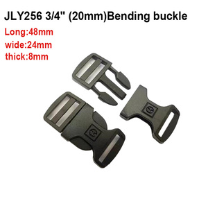 38mm Plastic Nylon Side Release Buckles Backpacks <strong>Dog</strong> <strong>Collars</strong> User-Friendly Durable Adjustable Jilingyang JLY256 Logo - Product Image 1