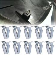 Clip de fixation à ressort en métal plastique zingué pour garniture intérieure de tableau de bord automobile, support de fixation pour panneau de décoration de porte de voiture, neuf