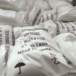 ผงโซเดียมเฮกซาเมตาฟอสเฟต (SHMP) เกรดอาหารสำหรับโรงงาน สีขาว ใช้เป็นสารเพิ่มความชุ่มชื้น - Product Image 1