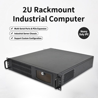 Ordinateur industriel en rack 2U, processeur I3 I5 I7 I9 12e/13e/14e génération, 4 ports LAN, 16 ports COM RS232, PCIe4.0, serveur industriel, PC routeur, Pfsense