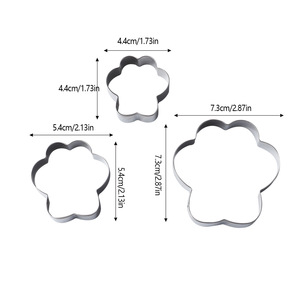 Moule à friandises pour animaux de compagnie en silicone écologique avec plusieurs cavités pour biscuits et gâteaux pour petits chiens - Product Image 3