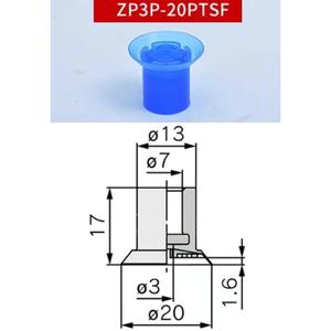 Accesorio de Brazo Robótico para Abrir Bolsas, Ventosa ZP3P-20 25 35 50PTSF, Diseñado Específicamente para Máquinas de Envasado de Películas - Product Image 3