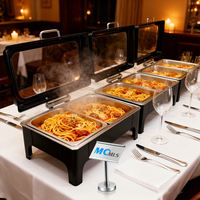 Fabrieks prijs Nieuw ontwerp Chafing Dish RVS Grote voedselwarmer Slimme buffetkachel Commerciële voedselwarmers te koop