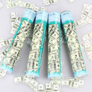 Personalizza il Tuo Design: Sparacoriandoli per Feste con Motivo Dollaro USD - Product Image 2