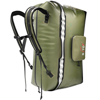 Grand sac de voyage marin 80L 840D en TPU PVC imperméable et résistant pour le camping et le kayak