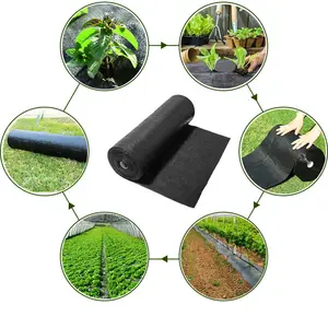 Woven/Nonwoven Landscaping Fabric Ground Cover Cloth For Keep Soil Moisture Anti-Grass For Garden And Agricultural