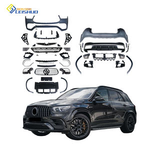 Leishuo ABS + PP GLE GLE53AMG W167 Kit de carrocería 6,3 <span class=keywords><strong>AMG</strong></span> para <span class=keywords><strong>Mercedes</strong></span> Benz GLE clase W167 20 + actualización GLE63 Kit de carrocería - Product Image 1