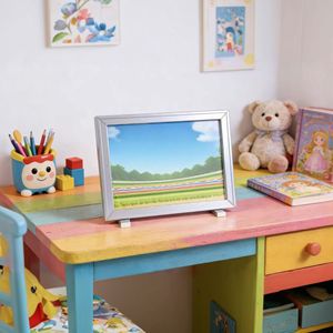 Marco <span class=keywords><strong>de</strong></span> aluminio <span class=keywords><strong>de</strong></span> doble cara para pósteres <span class=keywords><strong>de</strong></span> escritorio, apertura lateral, para tamaños A0-A4, tamaño personalizado, adecuado para recepción <span class=keywords><strong>de</strong></span> hotel, oficina, escritorio. - Product Image 2