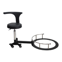 Offre Spéciale Fauteuil de Barbier à Réglage Pivotant, Tabouret Hydraulique de Coiffure Fauteuil Pivotant de Barbier