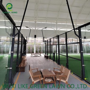 <span class=keywords><strong>Cancha</strong></span> de Pádel Panorámica con Vista Clara al Mar, con Vidrio Templado de Seguridad de 12 mm, Sistema de Iluminación LED Antideslumbrante, <span class=keywords><strong>Tenis</strong></span> de Élite - Product Image 4