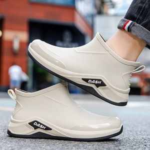 Stivale da <span class=keywords><strong>Pioggia</strong></span> Corto da <span class=keywords><strong>Uomo</strong></span> in PVC Impermeabile Resistente e Antiscivolo Scarpa da Lavoro e Pesca all'Aperto <span class=keywords><strong>per</strong></span> <span class=keywords><strong>Uomo</strong></span> - Product Image 3