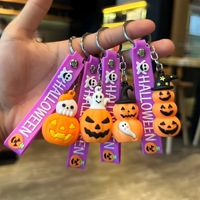 Pendentif figurine effrayante Citrouille, Fantôme, Sorcière, Ornement, Breloque de sac, Porte-clés pour Halloween et cadeaux de fête