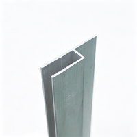 Profilé en aluminium anodisé extrudé ODM pour cadre de caisson lumineux, traitement personnalisé pour cadre de caisson lumineux en tissu souple