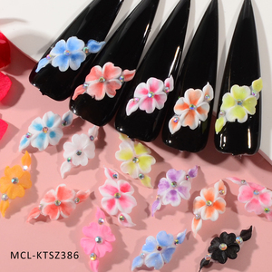 6 pièces de breloques pour ongles en acrylique faites à <span class=keywords><strong>la</strong></span> main pour <span class=keywords><strong>la</strong></span> Saint-Valentin pour femme - Product Image 1