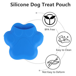New Silicone <b>Dog</b> Treat Pouch for Pet <b>Training</b> & Behavior Puppy <b>Bag</b> Pocket Snack Food Holder - Product Image 4