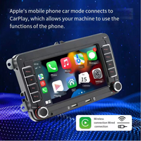 Lecteur Multimédia GPS Android pour Voiture Volkswagen de 7 Pouces, CarPlay Sans Fil, Grand Écran Haute Définition, Image de Recul
