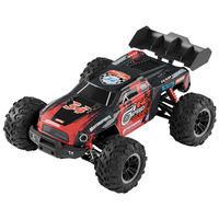 Camion tout-terrain télécommandé 2.4G 1:16, voiture RC sans balais 4WD RTR avec câble USB