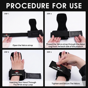 Correas de Agarre para Levantamiento de Pesas con Logotipo Personalizado, Cierre de Anillo en D en la Muñeca, Accesorios de Gimnasio Resistentes para Peso Muerto y Entrenamiento de Fuerza - Product Image 4