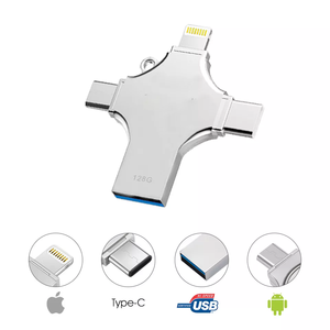 ไดรฟ์ปากกา4 in 1ชนิด C 3.0แฟลชไดรฟ์ OTG <span class=keywords><strong>USB</strong></span> สำหรับโทรศัพท์มือถือ16GB 32GB 64GB 128GB 256GB 4 in 1ชนิด C - Product Image 3