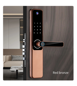 กุญแจล็อคอัจฉริยะ VIMA Qleung S802Pro Tuya WiFi พร้อมกล้อง HD และหน้าจอแสดงผลภายในบ้าน รองรับลายนิ้วมือ บัตร IC และกุญแจ สำหรับการเข้าออกบ้านอย่างปลอดภัย - Product Image 5