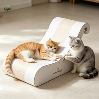 Nouveau Repose-Pieds Écologique Haut de Gamme pour Chat, Griffoir et Nid Multifonctionnel, Meuble d'Intérieur pour Chat en Matériau Non Toxique, Prise en Charge de la Conception Personnalisée