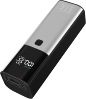 Batterie externe pour ordinateur portable à charge rapide 15000mAh ABS avec écran LCD métallique, chargeur de téléphone, Power Bank