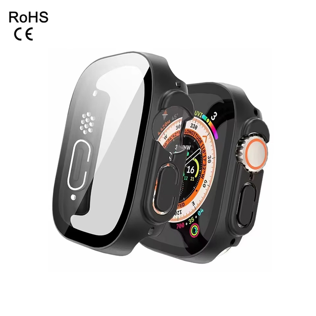 2022 Hot Sale Hard Pc Tempered Glass Cover Bumper Protective 49mm Watch Case for apple Watch Series 8 ultra 3 2