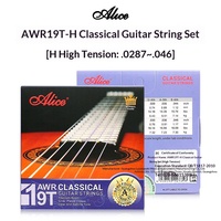 Alice AWR-19T Classical Guitar Strings Set of 6 Full Set Titanium Nylon with Independent Packaging