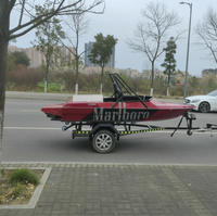 Nouveau Bateau à Moteur en Alliage d'Aluminium et PVC 2026 pour 3-5 Personnes, Bateau de Course Haute Vitesse pour Activités Extérieures, Personnalisable pour le Tourisme et les Loisirs Nautiques