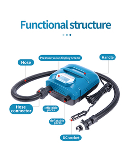 <span class=keywords><strong>Sup</strong></span> Aufblasen und Entleeren integrierte Hochdruck pumpe für aufblasbare Kajaks, Fischerboote, Angriffs boote Inflator - Product Image 2