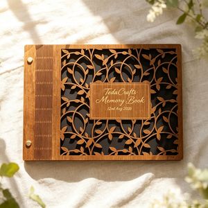 Carnet en bois à couverture rigide pour <span class=keywords><strong>la</strong></span> gravure et <span class=keywords><strong>la</strong></span> découpe sur bois, personnalisé pour le suivi <span class=keywords><strong>de</strong></span> <span class=keywords><strong>la</strong></span> croissance du bébé et le journal <span class=keywords><strong>de</strong></span> grossesse - Product Image 6