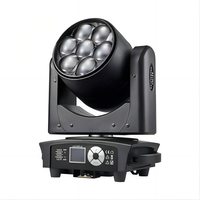 WANRAY Haute Qualité Auto Sound DMX Zoom Faisceau Lumières Lavage DMX 7*40W Rgbw DJ Tête Mobile Wash Light