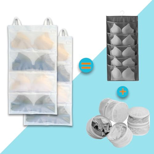 Bolsa de Lavandería 4 en 1 para Lavadora, para Copas de la A a la D, Lavable a Máquina, Almacenamiento, Protección contra el Polvo, Cuidado Delicado - Product Image 6