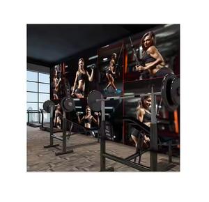 Murale di bellezza da parete con sfondo personalizzato per <span class=keywords><strong>palestra</strong></span> di Fitness retrò e moda - Product Image 6
