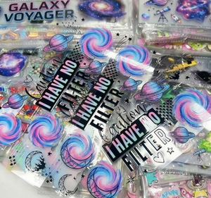 Vinilos UV Resistentes al Agua con Acabado Brillante para Tazas y Vasos, Calcomanías Termoadhesivas con Logotipo Personalizado, Listas para Enviar - Product Image 2