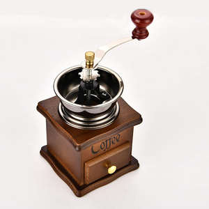 Molinillo de Café Manual Clásico de Madera Antiguo Royaltop, Portátil, para Café de Goteo y Prensa Francesa, con Muela de Cerámica - Product Image 2