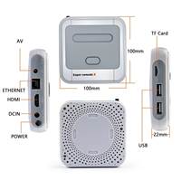 KINHANK 90000 jeux Super Console X Game Box Console de jeu vidéo pour PS1/PSP/MAME/DC avec contrôleurs
